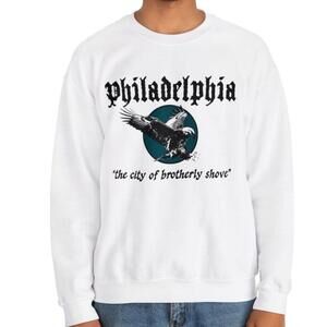 Philadelphia Football Sweatshirt, Philadelphia City Of Brotherly Sweater